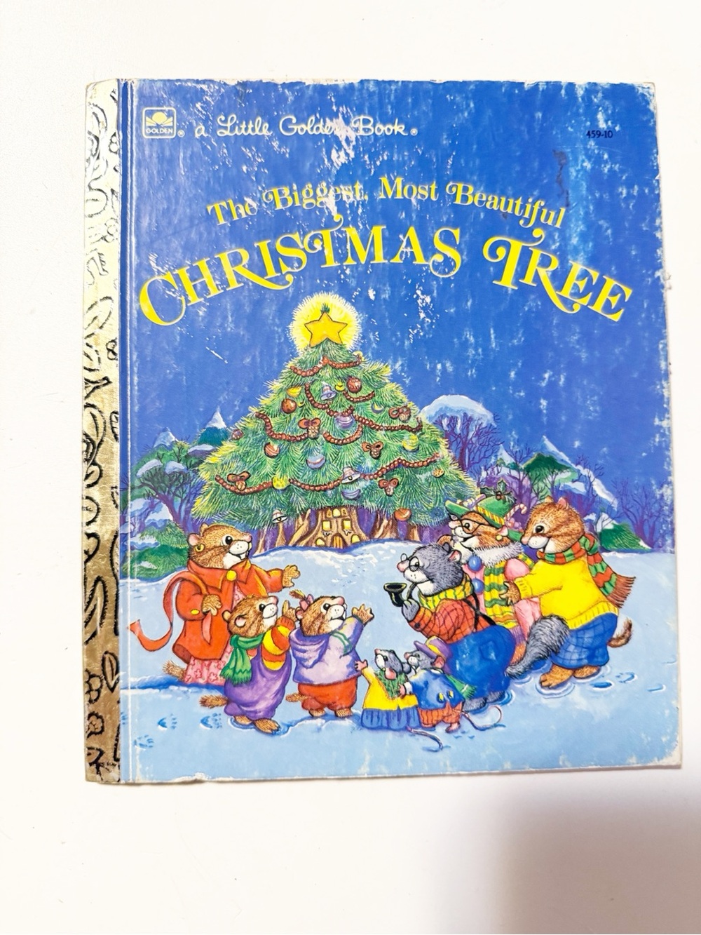 Vintage Little Golden Book The Biggest Most Beautiful Christmas Tree 1985